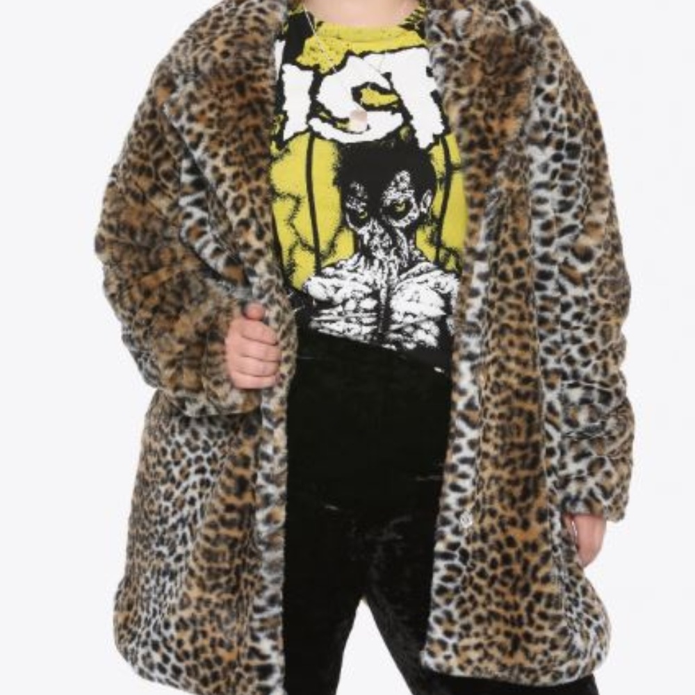 Leopard Print Jacket NWT HOT TOPIC PLUS SIZE 3X